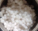 A picture of step 1 of Sago Kheer.