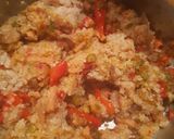 Foto del paso 3 de la receta: Quinoa con salteado de fajitas