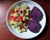 Hình bước làm 2 của món Salad eatclean