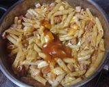 Foto del paso 3 de la receta: Penne (pasta) con sacramentos y huevo duro