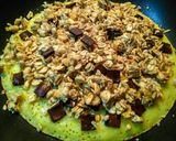 Foto del paso 2 de la receta: CREPAS de Maíz rellenas de Müesli con Chocolate Negro...!