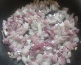 A picture of step 3 of Penne rigate ala vodka pasta.