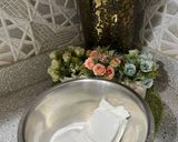 صورة لخطوة 2 من وصفة حلى الرمان بالجيلي الأحمر👌👌🌹