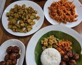 Foto langkah ke 5 dari resep Nasi Kucing ala Angkringan (Sambal Teri Sambal Tempe).