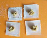 A picture of step 2 of Fry wanton.