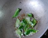 A picture of step 2 of Dahi tikhari.