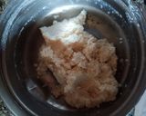 A picture of step 1 of Badam / almond Halwa.