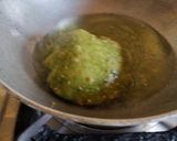 A picture of step 3 of Palak Puri.