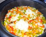Foto del paso 4 de la receta: Arroz con caldo de pollo