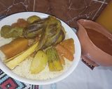 صورة لخطوة 9 من وصفة كسكس باللحم والخضر 🍲