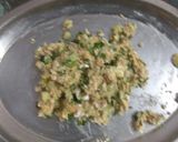 A picture of step 1 of Crispy potato paneer cheesy lollipop.
