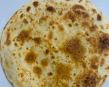 A picture of step 6 of Quesadilla (with few drops of oil and food turns delicious).