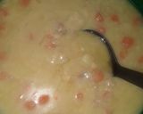 A picture of step 3 of Senate Bean Soup.