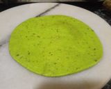 A picture of step 2 of Bathua ki poori.