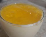 A picture of step 2 of Mango jelly shake.
