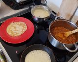 ,,Bez-lazania glutenu i laktozy na naleśnikach,, krok przepisu 3 zdjęcie