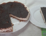 Foto del paso 6 de la receta: Tarta de queso y cacao caramelizado (sin gelatina)