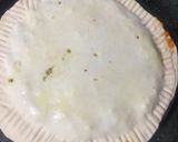 A picture of step 5 of Cheese paratha with lots of spinach.