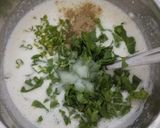 A picture of step 3 of Spinach urad daal chilla.