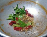 A picture of step 3 of Kathirikai (Brinjal) Khichadi.