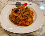 Foto del paso 6 de la receta: Pisto con berenjena y champiñones