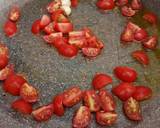 Spaghetti with fresh cooked tomatoes and fresh herbs recipe step 1 photo