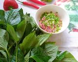 A picture of step 1 of Beef Wrapped in Betel Leaves (Bò Cuốn Lá Lốt).