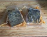A picture of step 1 of Cinderella goes to Japan – Black miso cod with soba noodles.
