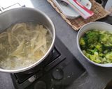 Une image de l'étape 3 de Crème de brocoli (et pâtes).