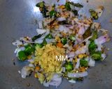 A picture of step 6 of Dosa with Aloo Masala.