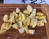 Une image de l'étape 2 de Poulet au citron et poivrons.