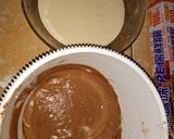 Foto langkah ke 3 dari resep Bolu coklat vanila.
