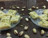 A picture of step 1 of Sweet paneer chikki.