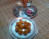 A picture of step 8 of Kesari Modak.
