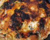 A picture of step 8 of Mediterranean Egg Pizza.