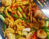 Foto langkah ke 2 dari resep Nasi Bakar ayam suwir + udang.