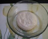 A picture of step 2 of Spinach Alfredo pizza (homemade base).