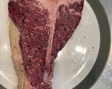 A picture of step 2 of Garlic and thyme T-bone steak #CookEveryPart.