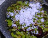 A picture of step 9 of Beans poriyal.