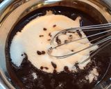 Foto del paso 2 de la receta: Brownie con ganache de chocolate blanco y almendras