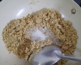 A picture of step 2 of Walnut halwa.
