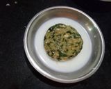 A picture of step 4 of Oats & spinach Kabab.