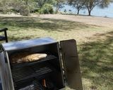 A picture of step 1 of Safari oven baked vegetables and a garlic ginger pork shoulder.