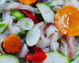 Hình bước làm 2 của món Gỏi cóc thái trộn lỗ tai heo ngâm giấm 🥗😘