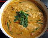 A picture of step 2 of Thai Red Fish Curry.