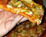 Pas rețetă Pizza rapidă🍕-fără dospire 3 fotografie