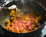 A picture of step 5 of Soya Biryani.