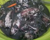 Foto langkah ke 4 dari resep Cumi tinta hitam.