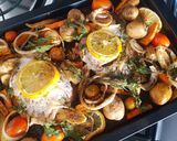 Foto langkah ke 3 dari resep Baked Lemon Fish With Vegetables.