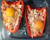 Foto del paso 4 de la receta: Pimiento rojo con huevo